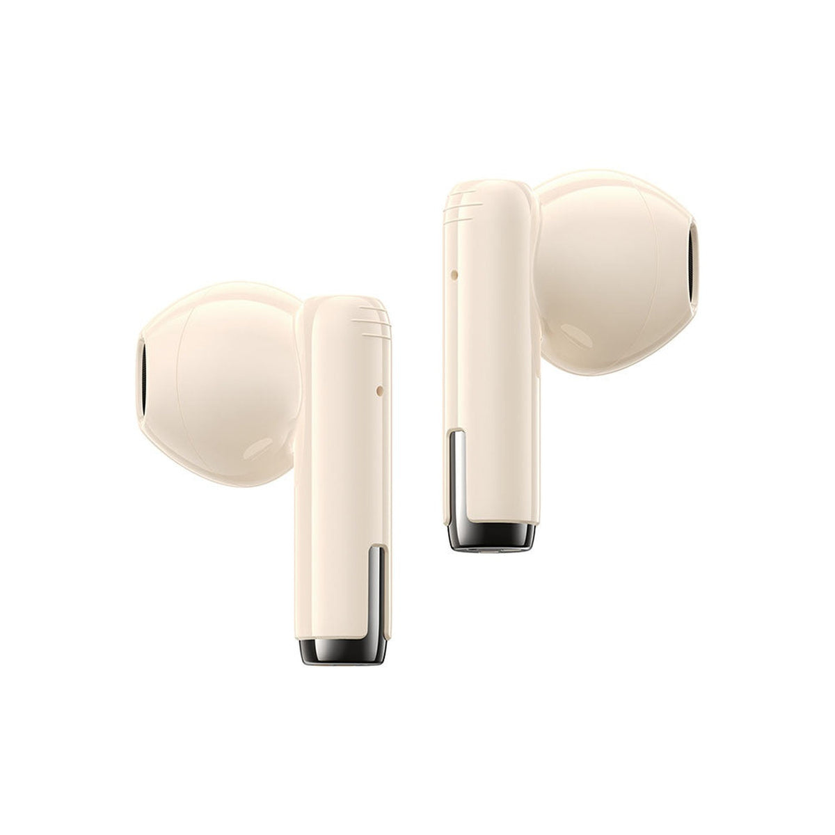 JOYROOM® Jpods True Wireless Earbuds, Bluetooth 5.4, 13mm Drivers, Dual-Mic ENC, Half In-Ear, 20H Playtime, IPX5 Beige | JR-PB3 - متجر نصر