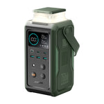 JOYROOM 100W Super Capacity Power Bank 75000mAh (240Wh), 3x USB-C + 3x USB-A, Retractable Camping Light, SOS, Digital Display Olive Green | JR-PBF10