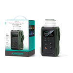 JOYROOM 100W Super Capacity Power Bank 75000mAh (240Wh), 3x USB-C + 3x USB-A, Retractable Camping Light, SOS, Digital Display Olive Green | JR-PBF10