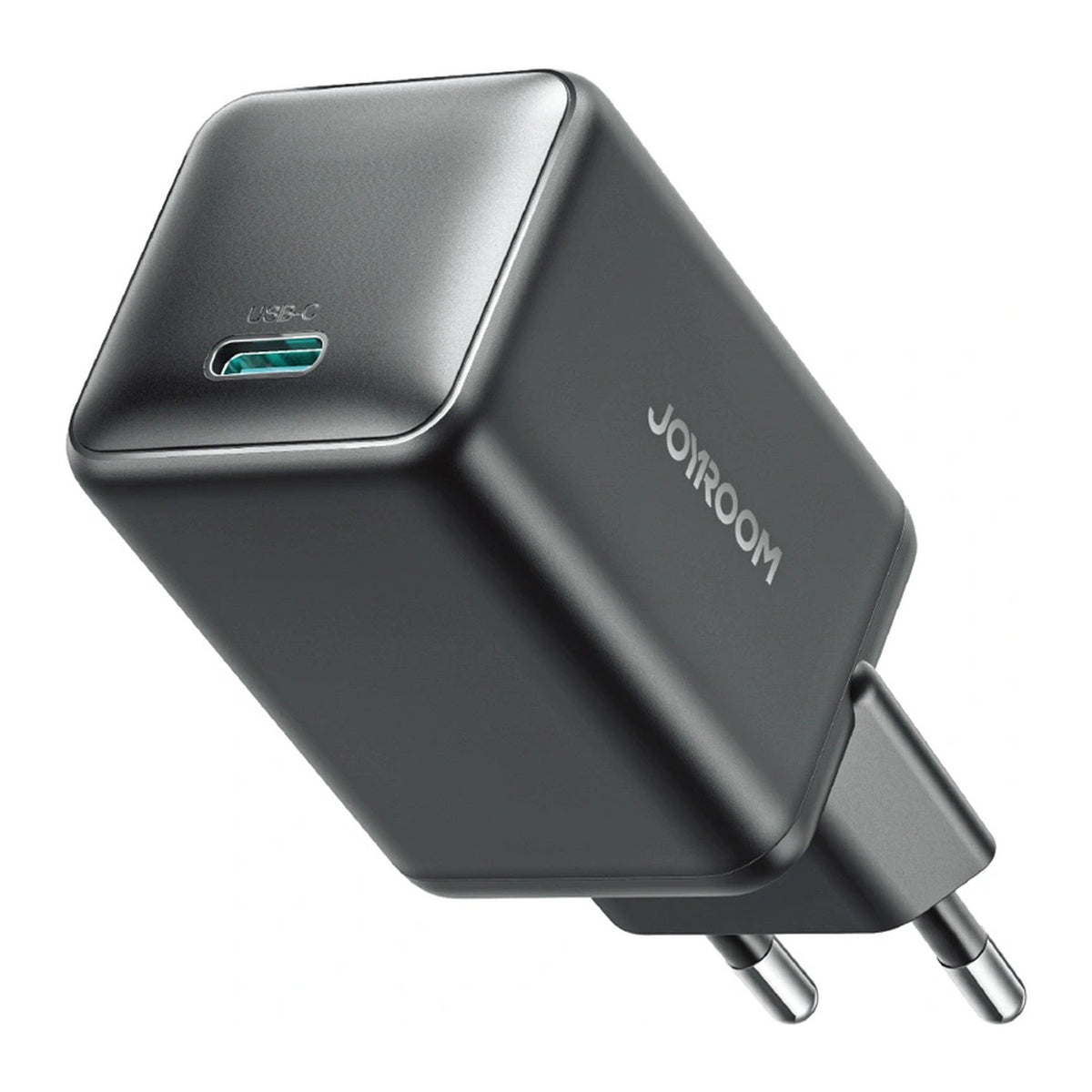 JOYROOM® 65W GaN USB-C Fast Wall Charger, Single Port, PD & PPS, EU Plug Black | JR-TCG18 - متجر نصر