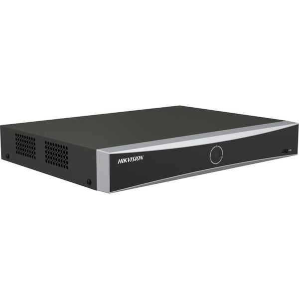 مسجّل فيديو شبكي (NVR) بـ 8 قنوات مع 8 منافذ PoE وبحث AcuSeek بدقة 4K، فتحة قرص واحدة | Hikvision DS-7608NXI-K1/8P/VPro