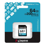 Kingstone Accessories Kingston Canvas Go! Plus 64GB SD Card 200MB/s U3 V30