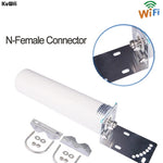 KuWFi Networks 3G/4G External Booster Antenna (698Mhz-2.7Ghz) With 10m Cable SMA Male