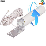 KuWFi Networks 3G/4G External Booster Antenna (698Mhz-2.7Ghz) With 10m Cable SMA Male