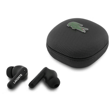 LACOSTE Mobile Phone Accessories Black Lacoste Bluetooth Earphone Iconic Petit Pique