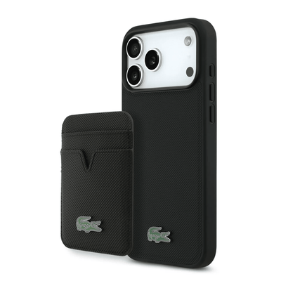 LACOSTE Mobile Phone Accessories LACOSTE Hard Case MagSafe and MagSafe Card Wallet Bundle | iPhone 17 Pro Max