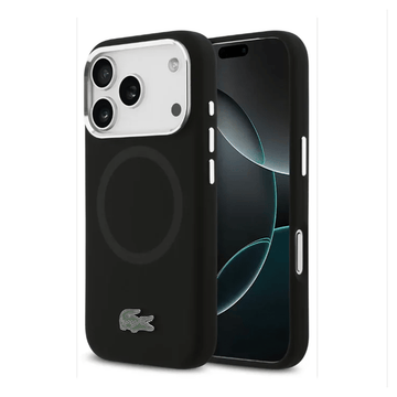 LACOSTE Mobile Phone Accessories LACOSTE HARD CASE MAGSAFE SILICONE  W/ METAL LOGO | IPHONE 17 Series
