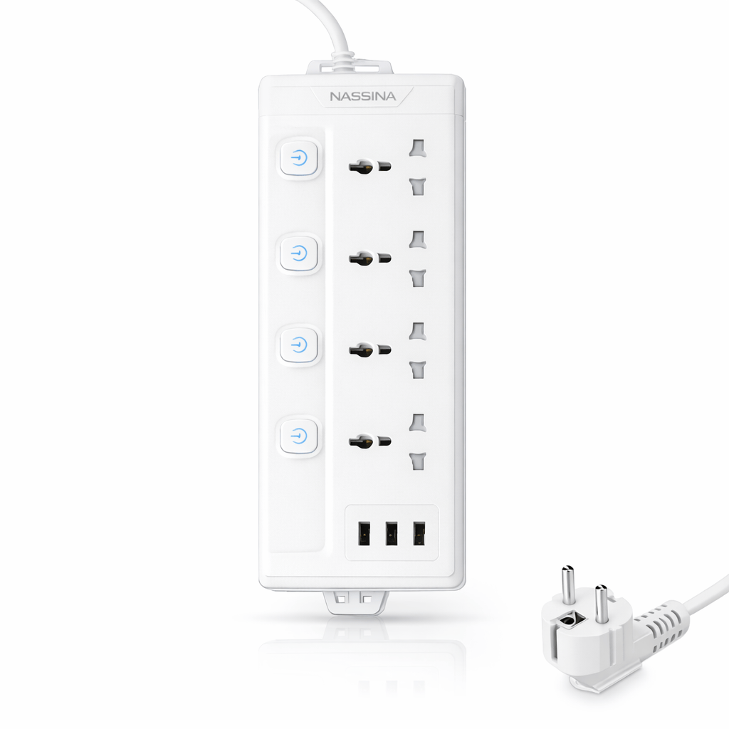 Linkcomm 4 outlets Power Strip (Multi-Options) - متجر نصر