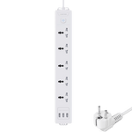 Linkcomm Accessories 3m Cable + 3 USB with EU Plug Linkcomm 5 Outlet Power Strip (Multi-Options)
