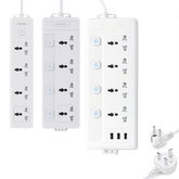 Linkcomm Accessories Linkcomm 4 outlets Power Strip (Multi-Options)