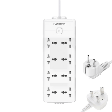 Linkcomm Accessories Linkcomm 8 Outlets Power Strip (Multi-Options)