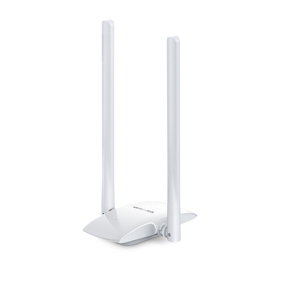 Mercusys® N300 Wi-Fi 4 High Gain Wireless USB Adapter with 2 External Antennas | MW300UH - متجر نصر