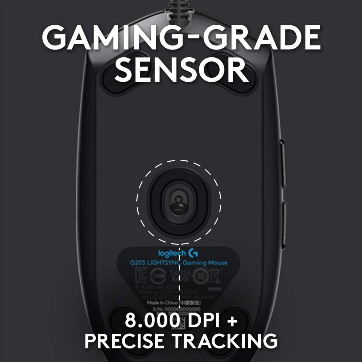 ماوس الألعاب بستة أزرار Logitech G102 LIGHTSYNC RGB - متجر نصر