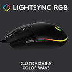 Logitech Accessories Logitech G102 LIGHTSYNC RGB 6 Button Gaming Mouse