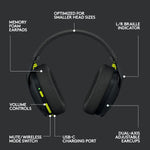 Logitech Accessories Logitech G435 LightSpeed Over Ear Wireless Gaming Headset