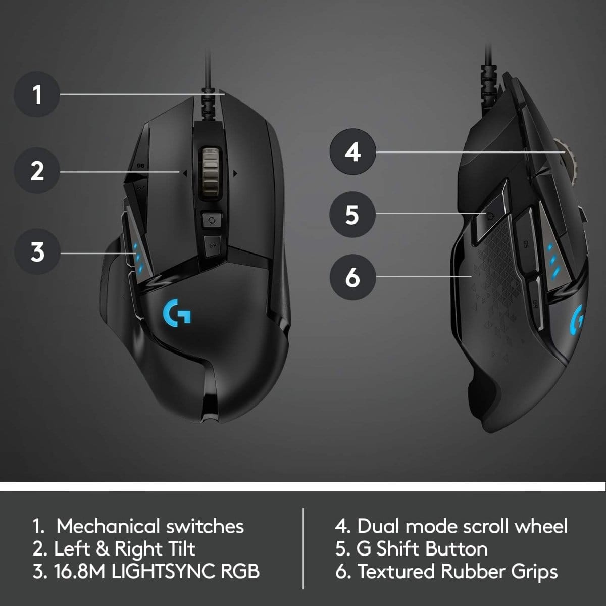 Logitech G502 Gaming Mouse - متجر نصر