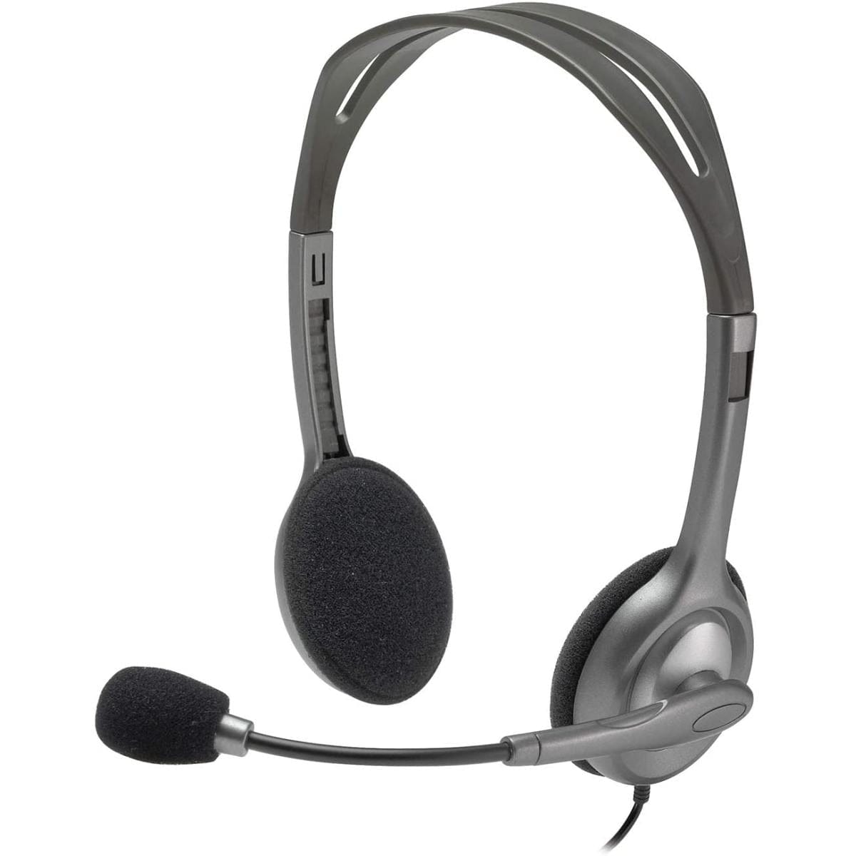 Logitech H110 Stereo Headset 3.5mm dual Pin - متجر نصر