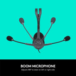 Logitech Accessories Logitech H111 Stereo 3.5mm Multi-Device Headset