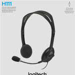 Logitech Accessories Logitech H111 Stereo 3.5mm Multi-Device Headset