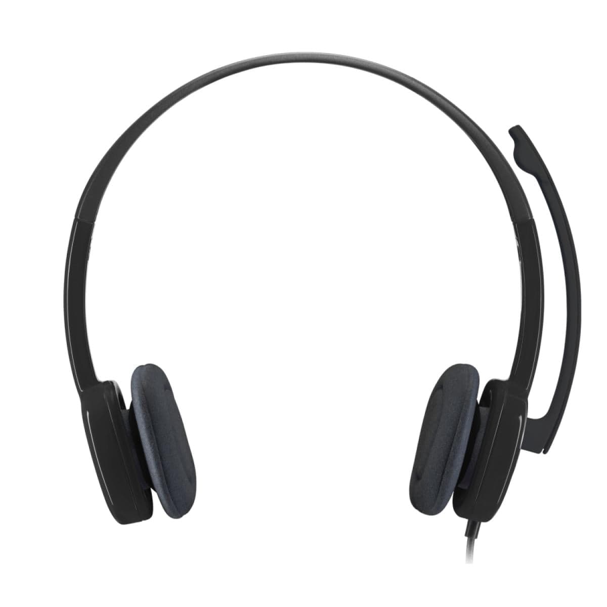 سماعة رأس ستيريو مع ميكروفون ومقبس صوت 3.5 ملم Logitech H151  - متجر نصر
