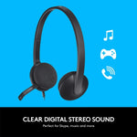 Logitech Accessories Logitech H340 USB Headset
