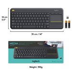 Logitech Accessories Logitech K400 Wireless Touch Keyboard