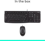 Logitech Accessories Logitech MK120 Wired Keyboard and Mouse Combo