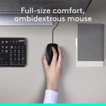 Logitech Accessories Logitech MK120 Wired Keyboard and Mouse Combo