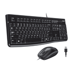 Logitech Accessories Logitech MK120 Wired Keyboard and Mouse Combo
