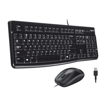 Logitech Accessories Logitech MK120 Wired Keyboard and Mouse Combo