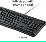 Logitech Accessories Logitech MK120 Wired Keyboard and Mouse Combo
