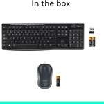 Logitech Accessories Logitech MK270 Wireless Keyboard and Mouse Combo