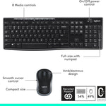 Logitech Accessories Logitech MK270 Wireless Keyboard and Mouse Combo