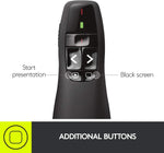 Logitech Accessories Logitech R400 Wireless Presenter Remote Clicker with Laser Pointer