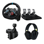 Logitech G29 Driving Force + Driving Force Shifter + G435 Headset Bundle