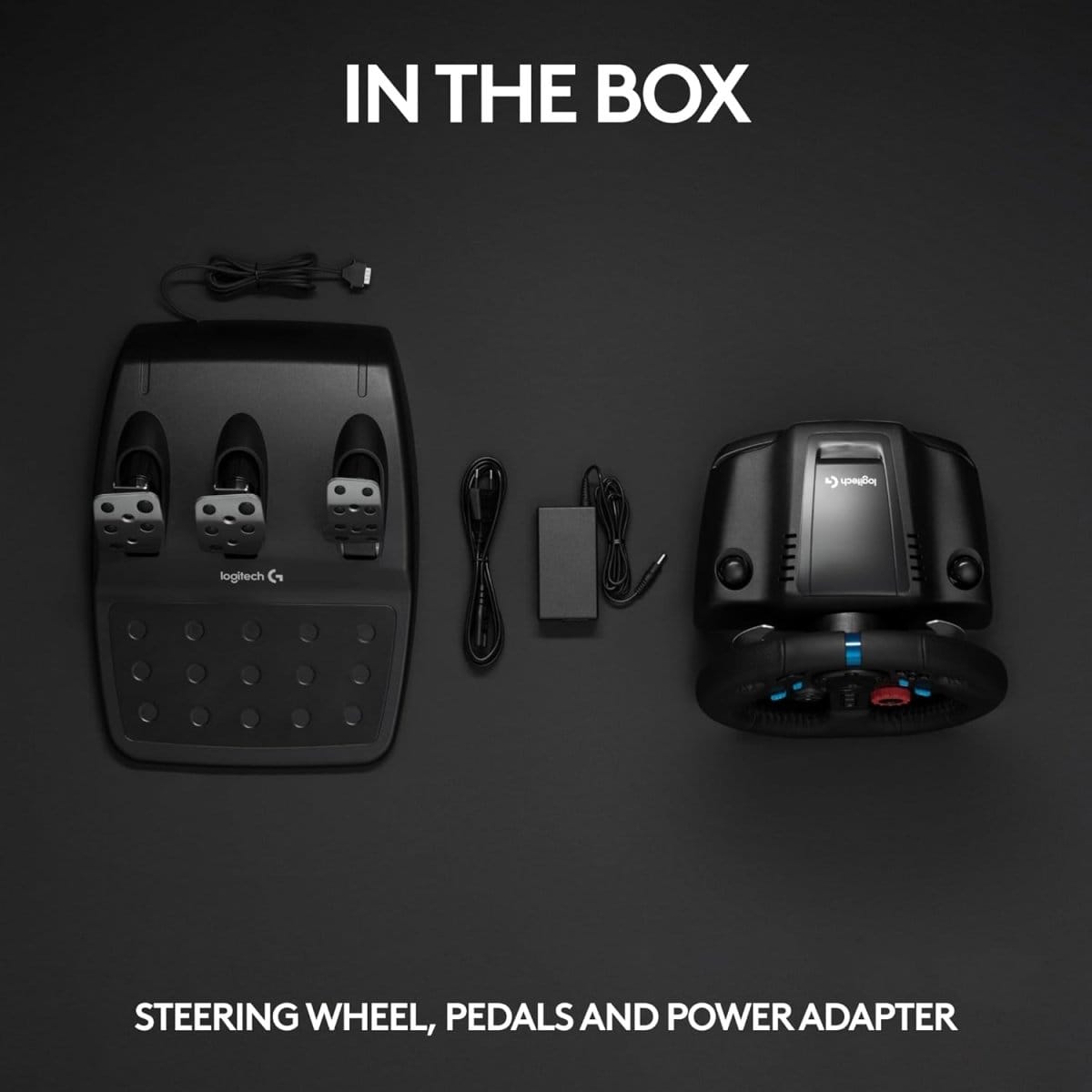 عجلة القيادة ودواسات الأرضية Logitech G29 Driving Force Racing Wheel  - متجر نصر