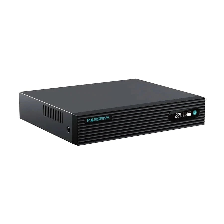 بطارية احتياطية (UPS) صغيرة للتيار المستمر Marsriva KP9 Pro بقوة 100 واط وسعة 24000 مللي أمبير مع دعم PoE لموجهات الإنترنت - متجر نصر