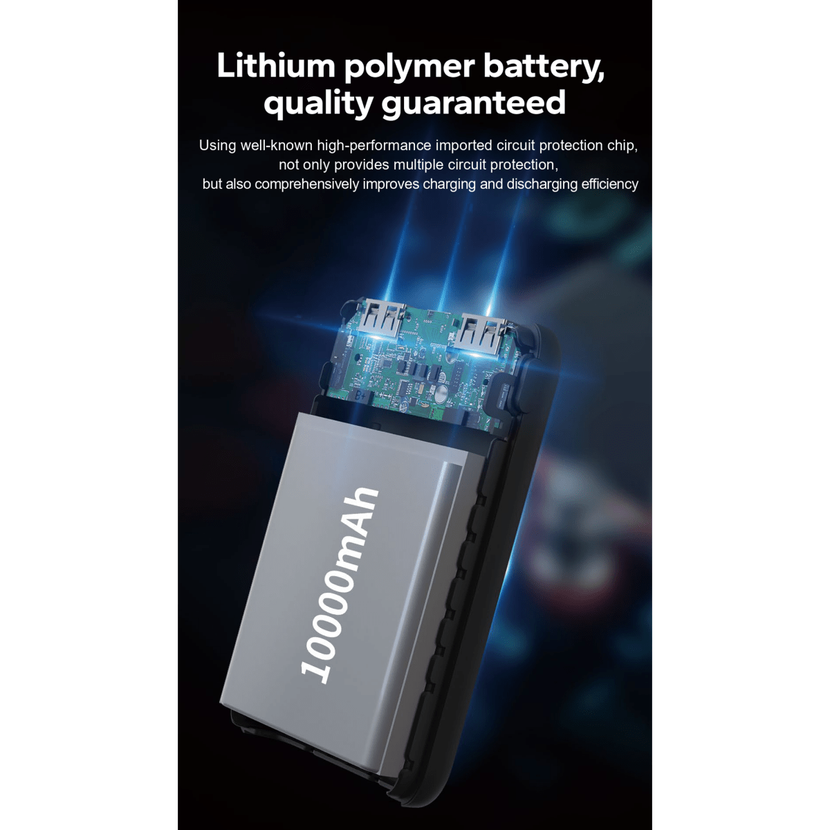 MARSRIVA Power Bank 10000mAh (Multicolor) | MR-PB10E - متجر نصر