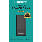 Marsriva Mobile Phone Accessories MARSRIVA power bank 20000mAh, black color | MR-PB20E
