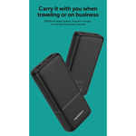 Marsriva Mobile Phone Accessories MARSRIVA power bank 20000mAh, black color | MR-PB20E