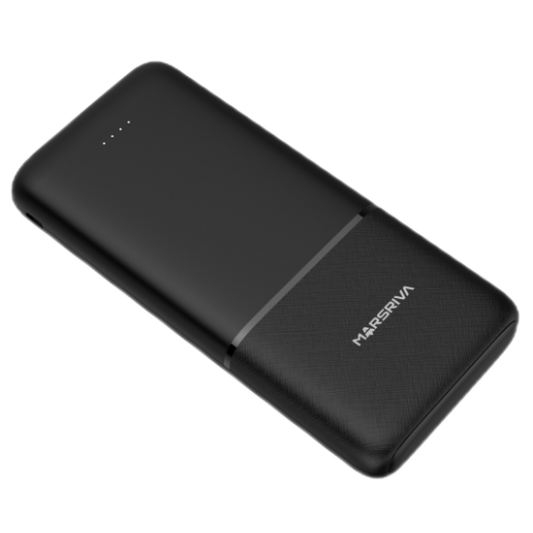 MARSRIVA power bank 20000mAh, black color | MR-PB20E متجر نصر