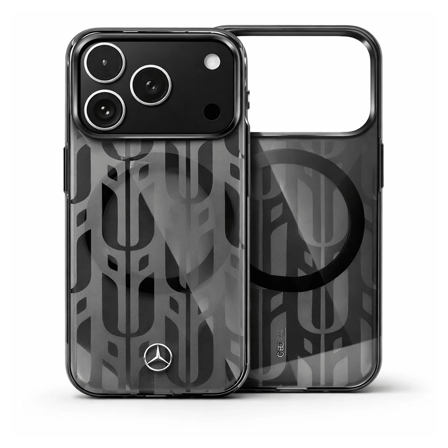 MERCEDES - MAGSAFE FROSTED IML CASE W/ LAUREL LEAVES PATTERN | IPHONE 17 PRO MAX - متجر نصر