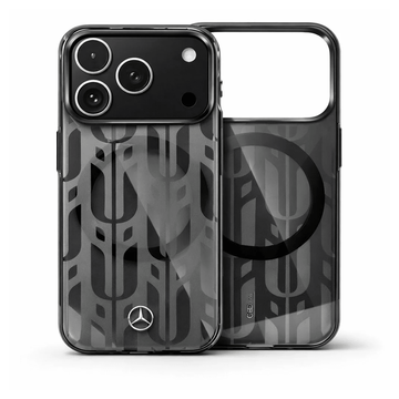 Mercedes Mobile Phone Accessories MERCEDES - MAGSAFE FROSTED IML CASE W/ LAUREL LEAVES PATTERN | IPHONE 17 PRO MAX