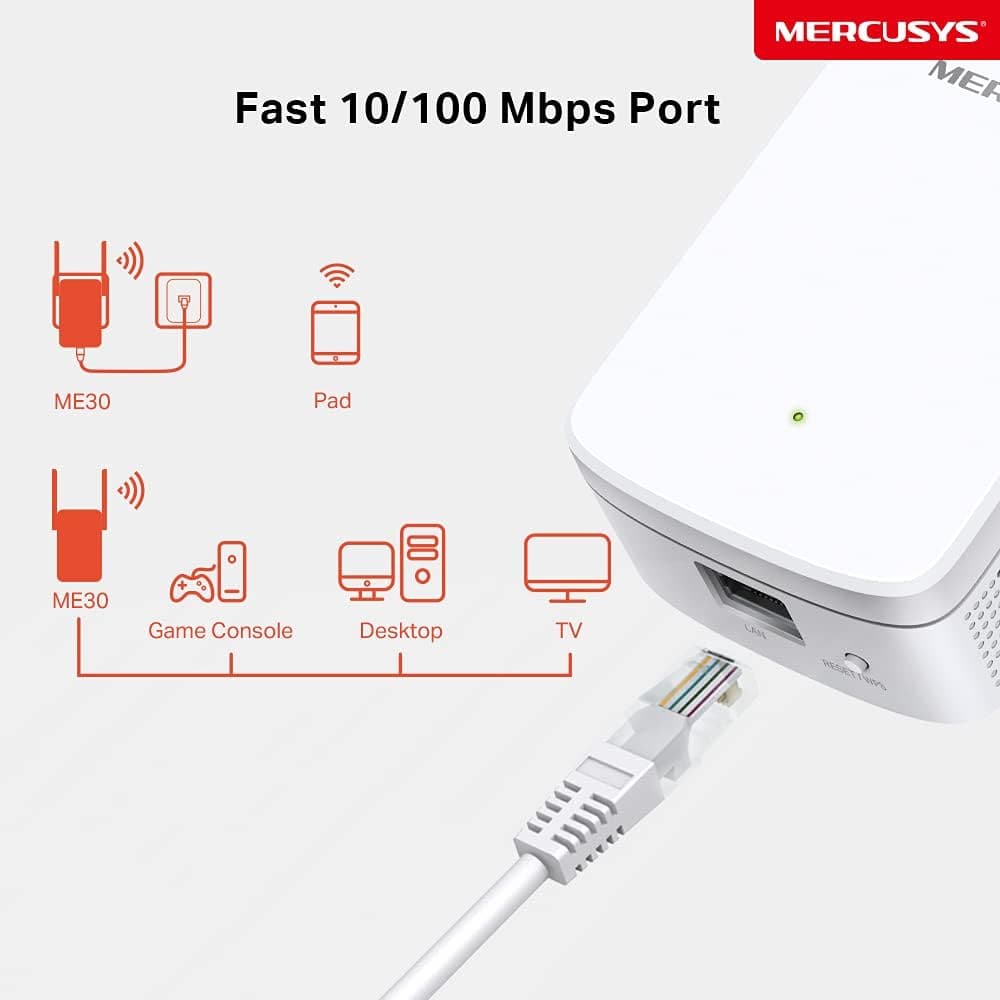 Mercusys AC1200 Wi-Fi Range Extender | ME30 - متجر نصر