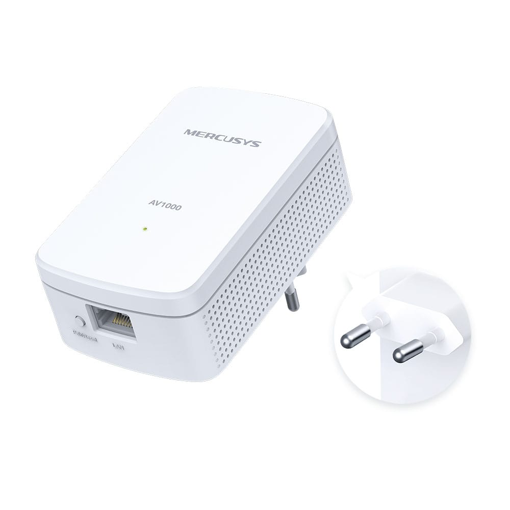 Mercusys AV1000 Gigabit Powerline Starter Kit | MP500 KIT - متجر نصر