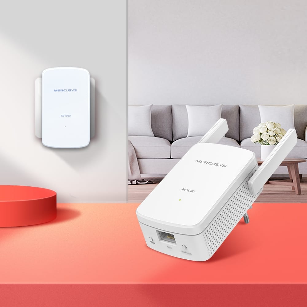  موسع نطاق شبكة باستخدام خطوط الكهرباء  | Mercusys MP510 - متجر نصر