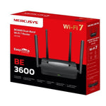Mercusys Networks Mercusys MR25BE | BE3600 Dual Band Wi-Fi 7 Router