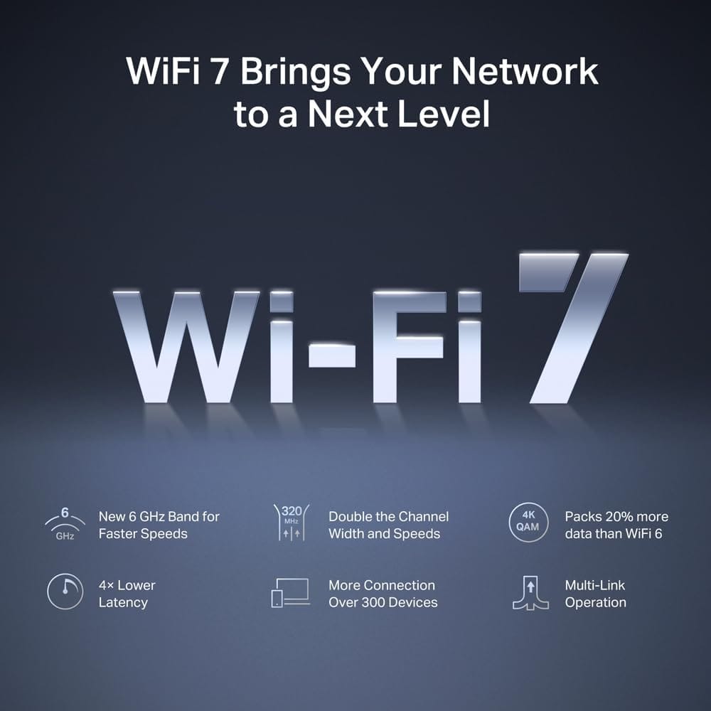 Mercusys MR47BE | BE9300 Tri-Band Wi-Fi 7 Router - متجر نصر