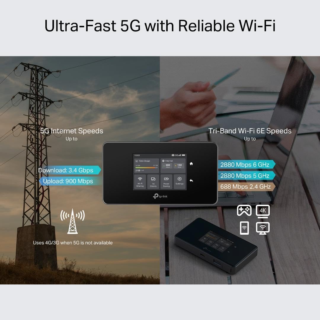 Tp-Link Archer M8550 | 5G Mobile Wi-Fi - متجر نصر