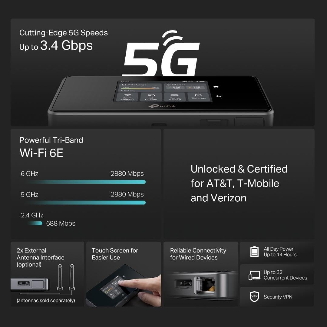 Tp-Link Archer M8550 | 5G Mobile Wi-Fi - متجر نصر